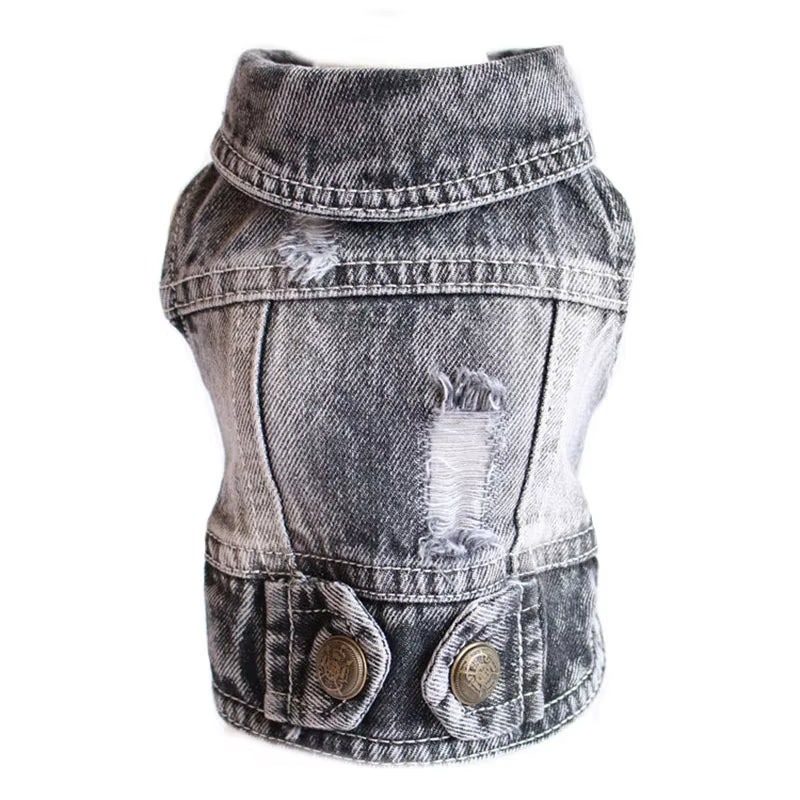 Pawvibe Denim Jacket – Cool & Comfy Jean Style for Trendy Pups