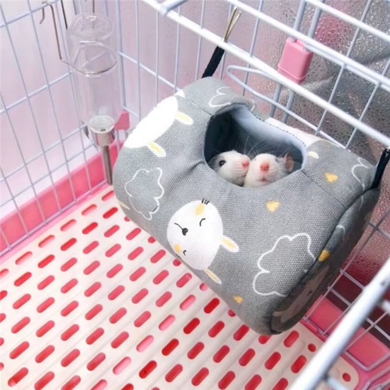 Hammock Bed for Small Pets – Cozy, Hanging Comfort for Hamsters, Rats & Guinea Pigs